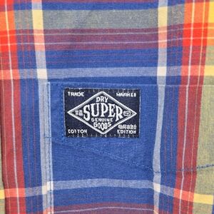 Superdry Men's Vibrant Plaid Button Down Shirt